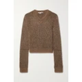 Stella McCartney - + Net Sustain Ribbed Brushed Knitted Sweater - Brown - medium