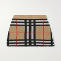 Burberry - Checked Knitted Mini Skirt - Brown - small