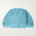 Stella McCartney - + Net Sustain Brushed Knitted Cardigan - Blue - medium