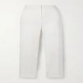 Alexander McQueen - Crepe Straight-leg Pants - Ivory - IT46
