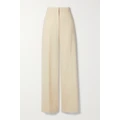 The Row - Gordon Wool Wide-leg Pants - Cream - US0