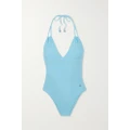 Loro Piana - Halterneck Swimsuit - Blue - IT40