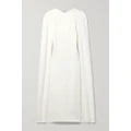 Stella McCartney - + Net Sustain Cape-effect Crepe Midi Dress - White - IT36