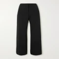 Stella McCartney - + Net Sustain Stretch-wool Twill Wide-leg Flared Pants - Black - IT36