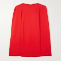 Stella McCartney - + Net Sustain Cape-effect Crepe Midi Dress - Red - IT36