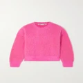 Stella McCartney - + Net Sustain Brushed-knit Sweater - Pink - medium