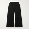 Balenciaga - Oversized Stretch-jersey Wide-leg Pants - Black - FR34