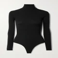 Commando - Stretch-jersey Turtleneck Thong Bodysuit - Black - One size