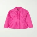Valentino Garavani - Cotton, Wool And Silk-blend Blazer - Pink - IT36