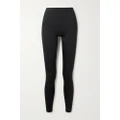 Balenciaga - Printed Stretch-jersey Leggings - Black - FR34