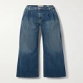 Nili Lotan - Flora Pleated High-rise Wide-leg Jeans - Blue - 29