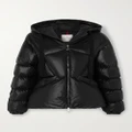 Moncler - Seine Hooded Quilted Padded Glossed-shell Down Jacket - Black - 00