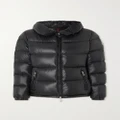 Moncler - Douro Hooded Appliquéd Quilted Shell Down Jacket - Black - 00