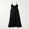The Row - Guinevere Silk-satin Maxi Dress - Black - medium
