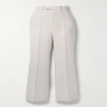 Gucci - Wool-crepe Straight-leg Pants - Ivory - IT40