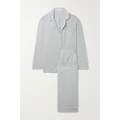 Eberjey - Gisele Piped Stretch-modal Pajama Set - Gray - medium