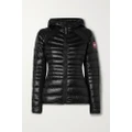 Canada Goose - Hybridge Lite Hooded Stretch Jersey-trimmed Quilted Shell Down Jacket - Black - x small