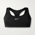 Nike - Swoosh Dri-fit Recycled Sports Bra - Black - small