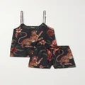 Desmond & Dempsey - + Net Sustain Printed Organic Cotton-voile Pajama Set - Navy - large