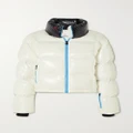 Perfect Moment - Nevada Quilted Glossed-shell Down Ski Jacket - White - small