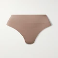 Spanx - Ecocare Stretch Thong - Taupe - 2XL