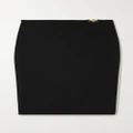 Versace - Icons Embellished Stretch-wool Midi Skirt - Black - IT42