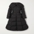 Moncler - Faucon Hooded Quilted Shell Down Coat - Black - 0