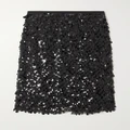 Brunello Cucinelli - Embellished Wool-blend Midi Skirt - Black - IT40