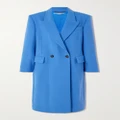 Stella McCartney - + Net Sustain Double-breasted Wool Coat - Blue - IT36