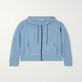 James Perse - Cotton-terry Hoodie - Blue - 0