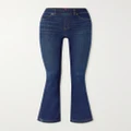Spanx - High-rise Flared Jeans - Blue - S