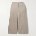 The Row - Banew Wool-twill Straight-leg Pants - Taupe - US0