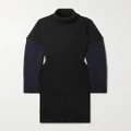 The Row - Deela Ribbed Cotton And Cashmere-blend Midi Dress - Black - medium