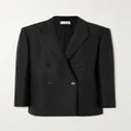 The Row - Wilsonia Double-breasted Wool And Silk-blend Blazer - Black - US8