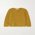 Max Mara - Leisure Ribbed-knit Sweater - Mustard - x small