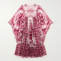 Dolce & Gabbana - Printed Silk-georgette Gown - Pink - IT38