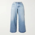 SAINT LAURENT - High-rise Wide-leg Jeans - Blue - 28
