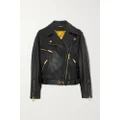 Versace - Icons Belted Leather Biker Jacket - Black - IT40