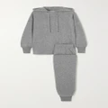 Allude - Cashmere Hoodie And Track Pants Set - Gray - x small