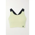 ON - + Net Sustain Performance Recycled Sports Bra - Yellow - x large
