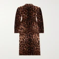 Dolce & Gabbana - Leopard-jacquard Stretch-cotton Chenille Midi Dress - Leopard print - IT40