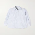 Bottega Veneta - Striped Cotton-poplin Shirt - White - IT36