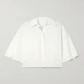 The Row - Malvina Silk-crepe Shirt - Ivory - medium