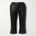 Commando - Faux Stretch-leather Straight-leg Pants - Black - x small