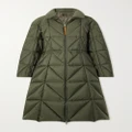 Moncler - Cerise Quilted Shell Down Coat - Green - 0