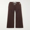 Loewe - Anagram Embroidered Jersey Track Pants - Brown - small
