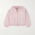 Balenciaga - Oversized Printed Cotton-jersey Hoodie - Pink - 1