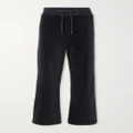 Balenciaga - Cotton-velvet Track Pants - Black - S