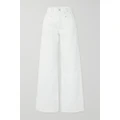 Isabel Marant - Lemony High-rise Wide-leg Jeans - White - FR36