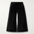 Citizens of Humanity - Paloma Baggy Cotton-blend Velvet Wide-leg Pants - Black - 29